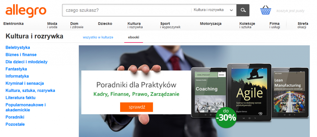 platforma allegro ebooki