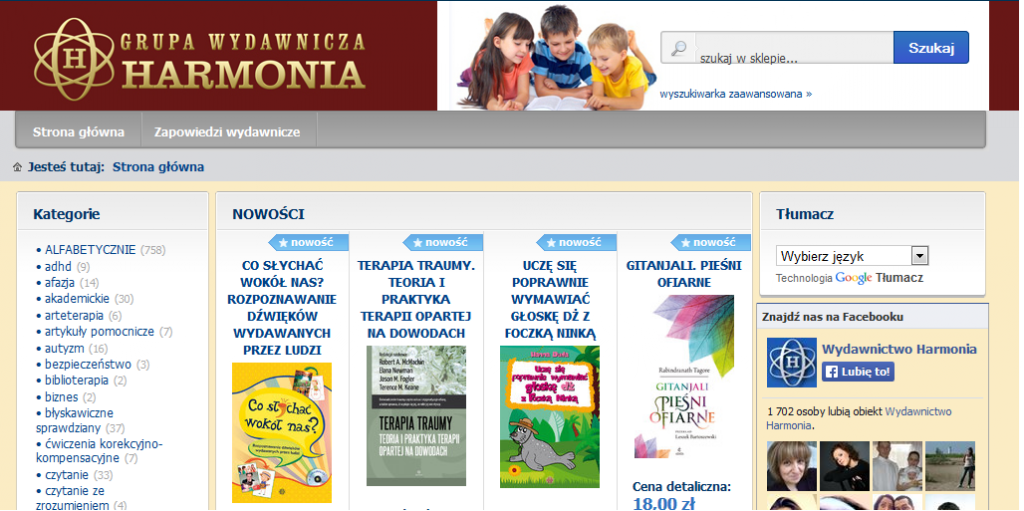 strona grupy harmonia