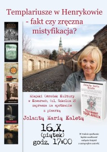 Spotkanie autorskie z Jolantą Marią Kaletą- Kowary