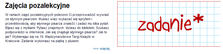 zajęcia pozalekcyjne