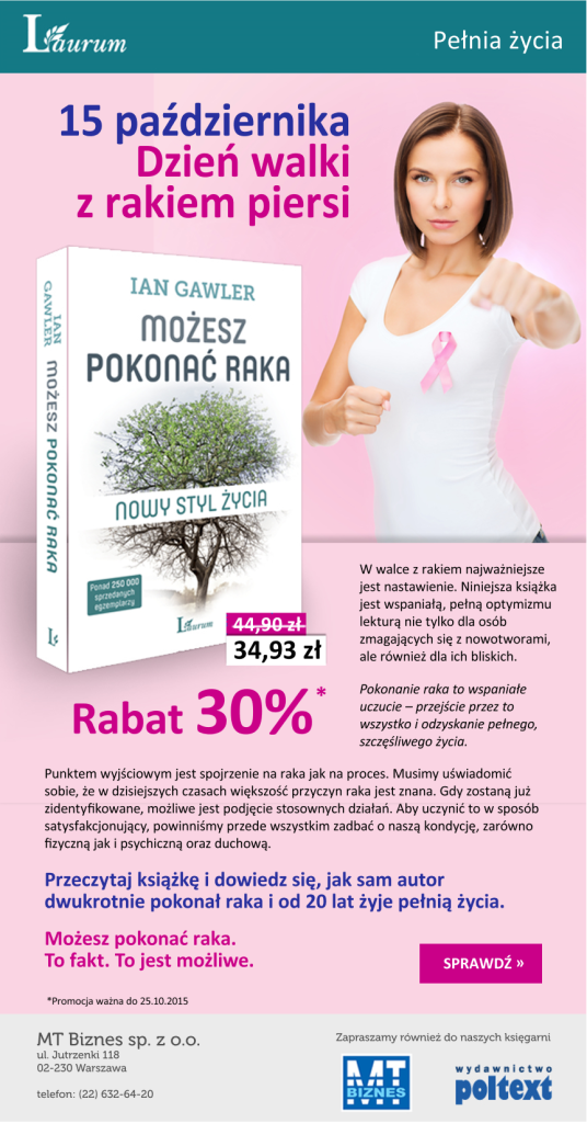 możesz pokonać raka