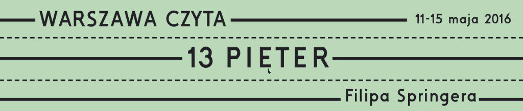 13 pięter warszawa czyta 2016