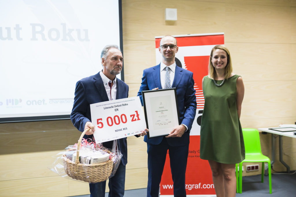 Lech Grabowski - zwycięzca V edycji Konkursu Literacki Debiut Roku, fot Czarna Zebra