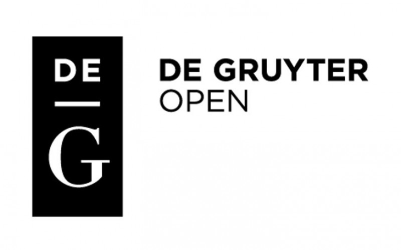 List otwarty Wydawnictwa De Gruyter Open