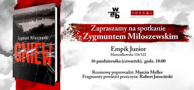 Zapraszamy na spotkanie z Zygmuntem Miłoszewskim