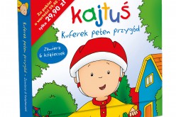 REA-SJ poleca kolorowy i poręczny kuferek zawierający sześć książeczek z przygodami Kajtusia