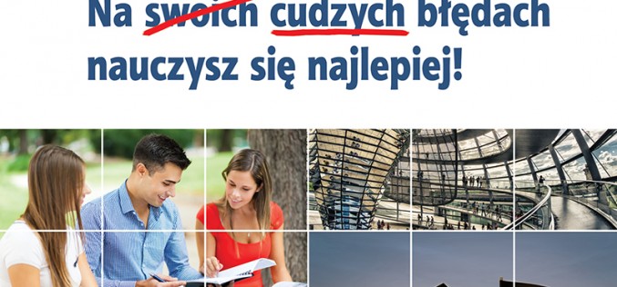 Eines anderen Fehler sind ein guter Lehrer.  Błędy innych są dobrym nauczycielem