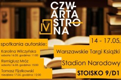 Wydawnictwo Czwarta Strona zaprasza na swoje stoisko podczas Warszawskich Targów Książki