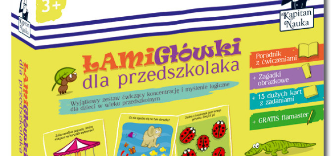 Pakiet Łamigłówki dla przedszkolaka 3+