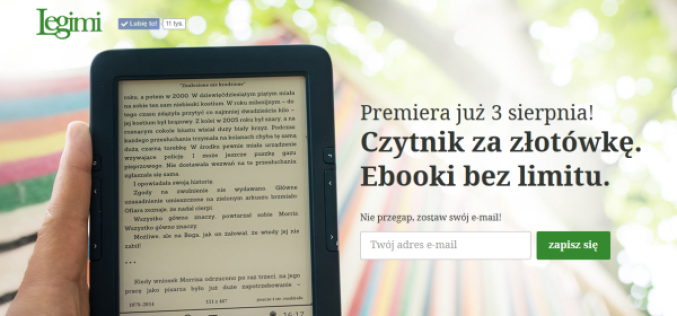 Czytnik za złotówkę. Ebooki bez limitu. Dla wszystkich!