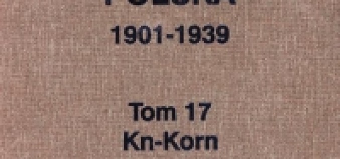 Ukazał się nowy tom Bibliografii polskiej 1901-1939