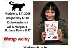 Spotkanie z  Małgorzatą Biegańską-Hendryk,  autorką „Co jest, kocie?”