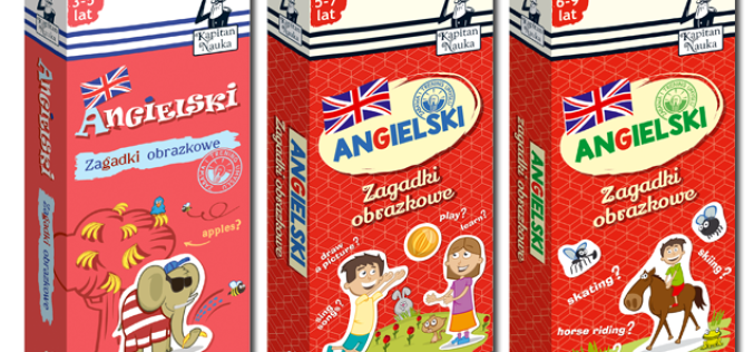 Nowość w serii Zagadek obrazkowych od Kapitana Nauki – Angielski dla dzieci w wieku 5-7 lat