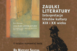 Zaproszenie na spotkanie Ewą Skorupą, autorką książki “Zaułki literatury”