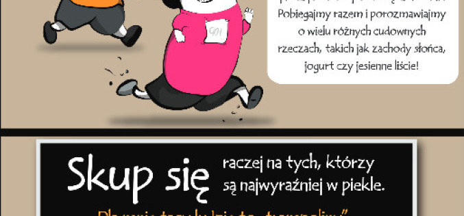 Lepsze i gorsze powody, dla których warto biegać w nietypowej komiksowej formie!