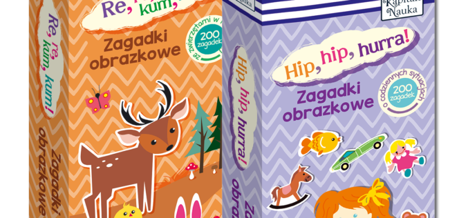 Nowe Zagadki obrazkowe od Kapitana Nauki dla maluchów!