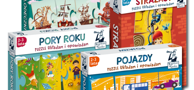 Puzzle. Układam i opowiadam – nowość w serii Kapitan Nauka