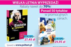 Wielka letnia wyprzedaż wydawnictwa Poltext!