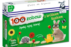 Nowość dla przedszkolaków w serii Kapitan Nauka – 100 zabaw z królikiem Kazikiem