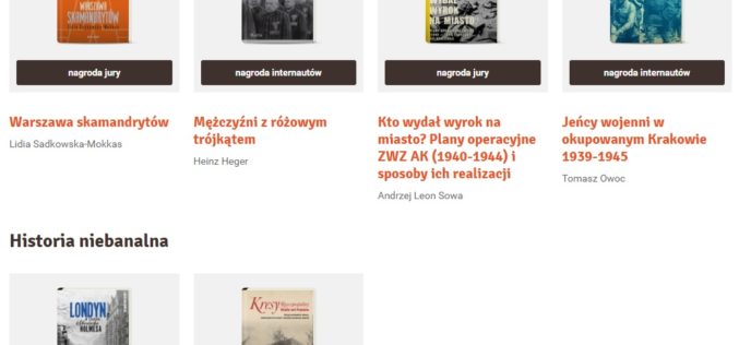 Najlepsze książki historyczne 2016 roku – wyniki plebiscytu Historia Zebrana