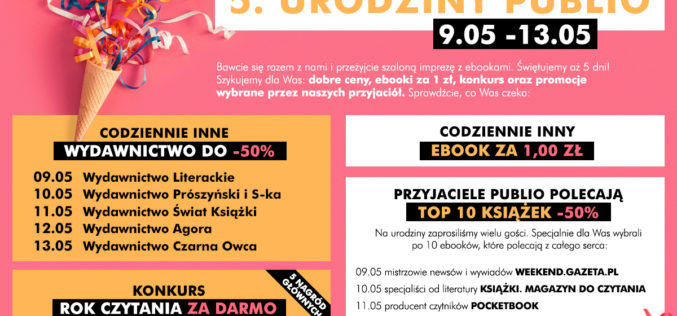 Publio.pl obchodzi 5. urodziny!