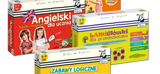 Kapitan Nauka poleca: wciągające pakiety dla ucznia  i dla przedszkolaka!