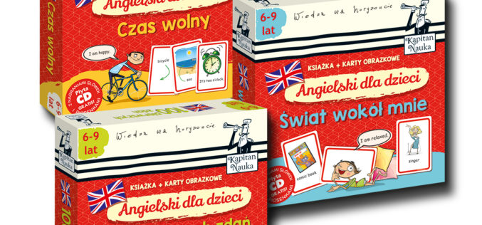 Nowości dla uczniów w serii Kapitan Nauka – pakiety  „Angielski dla dzieci”