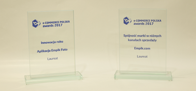 Grupa Empik z dwoma nagrodami E-commerce Polska Awards 2017!