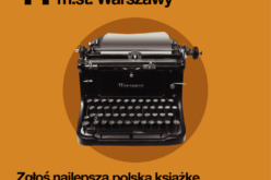Nagroda Literacka m.st. Warszawy – rozpoczęto przyjmowanie zgłoszeń