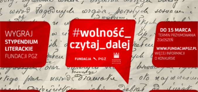 Zdobądź stypendium literackie Fundacji PGZ