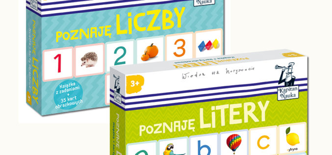 Nowe pakiety Kapitana Nauki:  Poznaję liczby i Poznaję litery