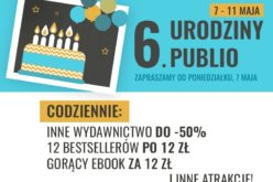 Wielkie rabaty i e-bookowe niespodzianki na 6 . urodziny Publio.pl