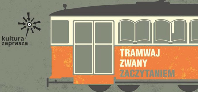 Tramwaj Zwany Zaczytaniem w centrum Szczecina