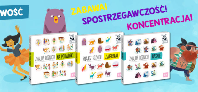 Nowość w serii Kapitan Nauka: książeczki Znajdź różnice