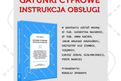 Zapraszamy na promocję książki “Gatunki cyfrowe. Instrukcja obsługi” Piotra Mareckiego