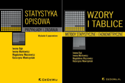 Statystyka opisowa wraz z wzorami i tablicami. Świetny podręcznik dla studentów!