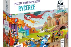 Kapitan Nauka. Puzzle obserwacyjne. Rycerze 6+