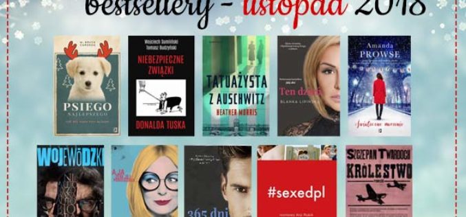 Bestsellery listopada 2018 w TaniaKsiazka.pl