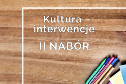 II nabór do programu Kultura – Interwencje 2019!