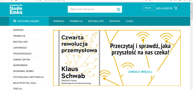 Ruszyła nowa strona internetowa wydawnictwa Studio Emka