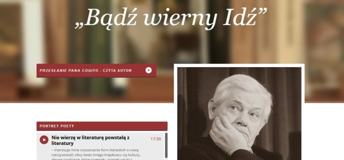 Zbigniew Zapasiewicz czyta eseje Zbigniewa Herberta w Radiowej DWÓJCE