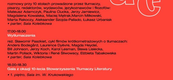 11. Międzynarodowy Dzień Tłumacza w CSW Zamek Ujazdowski