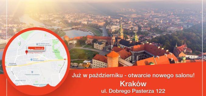 Księgarnia Bonito.pl otworzy wkrótce w Krakowie nowy salon sprzedaży połączony z punktem odbioru