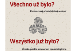 Polsko-czeskie seminarium translatologiczne “Wszystko już było?”