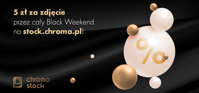 Zdjęcia na piątkę za piątkę – Black Weekend na Chroma Stock