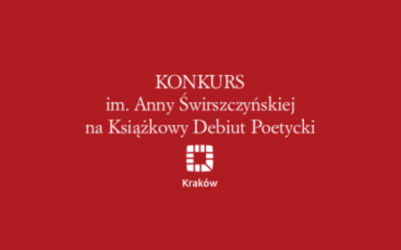 Znamy wyniki Konkursu im. Anny Świrszczyńskiej na Książkowy Debiut Poetycki 2021