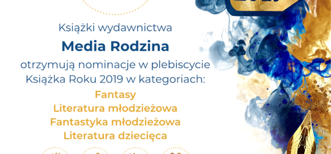 Cztery książki Wydawnictwa Media Rodzina zostały nominowane w plebiscycie Lubimyczytac.pl