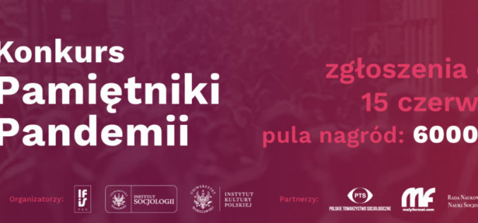 Konkurs Pamiętniki Pandemii