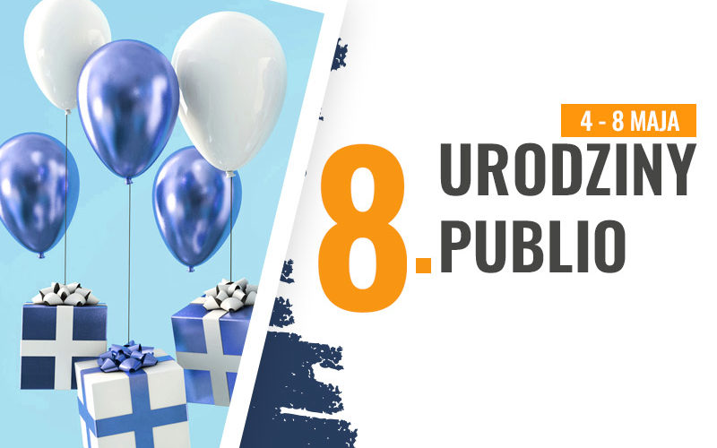 Specjalne promocje e-booków i audiobooków z okazji 8. urodzin Publio.pl