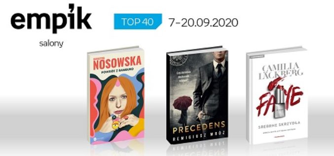 Książkowa lista TOP40 w salonach Empik za okres 7-20.09.2020 r.